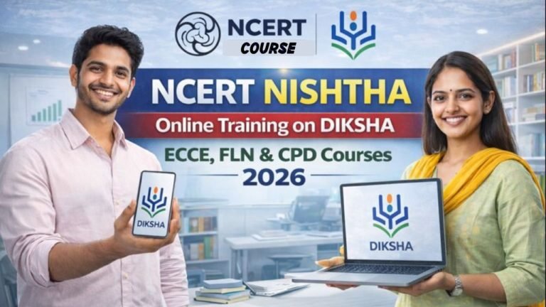 NCERT NISHTHA Online Training on DIKSHA