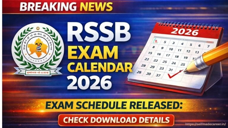 RSSB Exam Calendar 2026