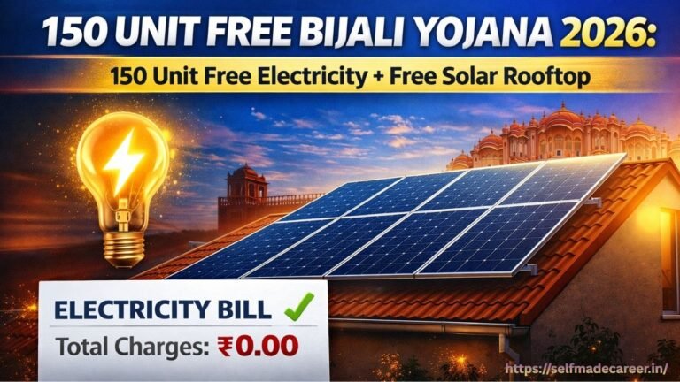 Rajasthan 150 Unit Free Bijali Yojana 2026