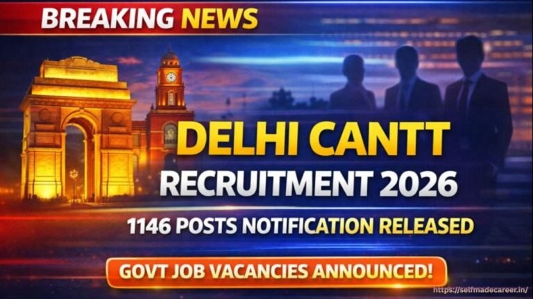 Delhi Cantt Recruitment 2026