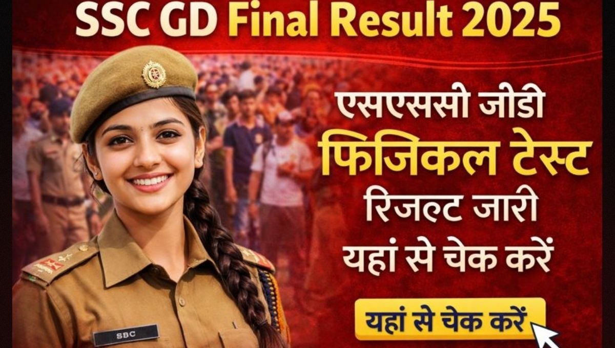 SSC GD Final Result 2025 Out